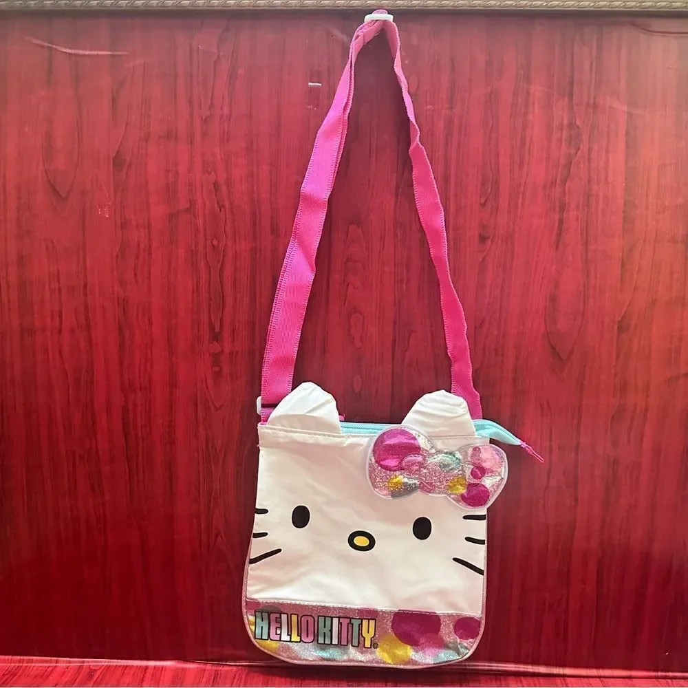 Hello Kitty glitter crossbody bag